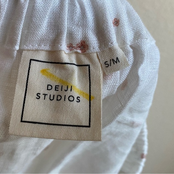 Deiji Studios 03 Boxer Shorts in Corsage Print Linen - Picture 6 of 7